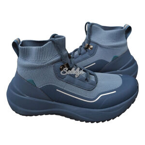 Vessi Stormburst Mens 6 High Top Twill Blue Ltd Edition Waterproof Sneaker Boot